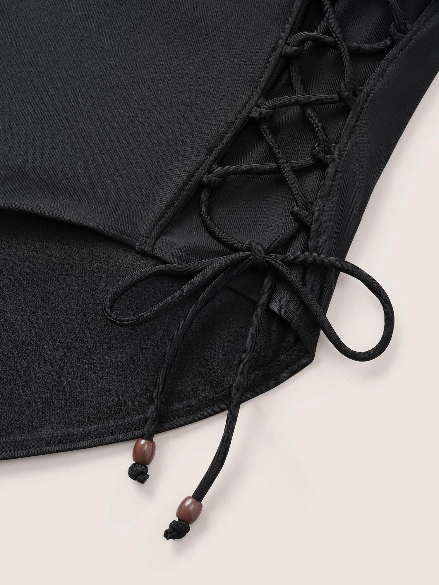 Plain Lace Up Side High Rise Swim Bottom sold by Bloomchic product image thumbnail 5