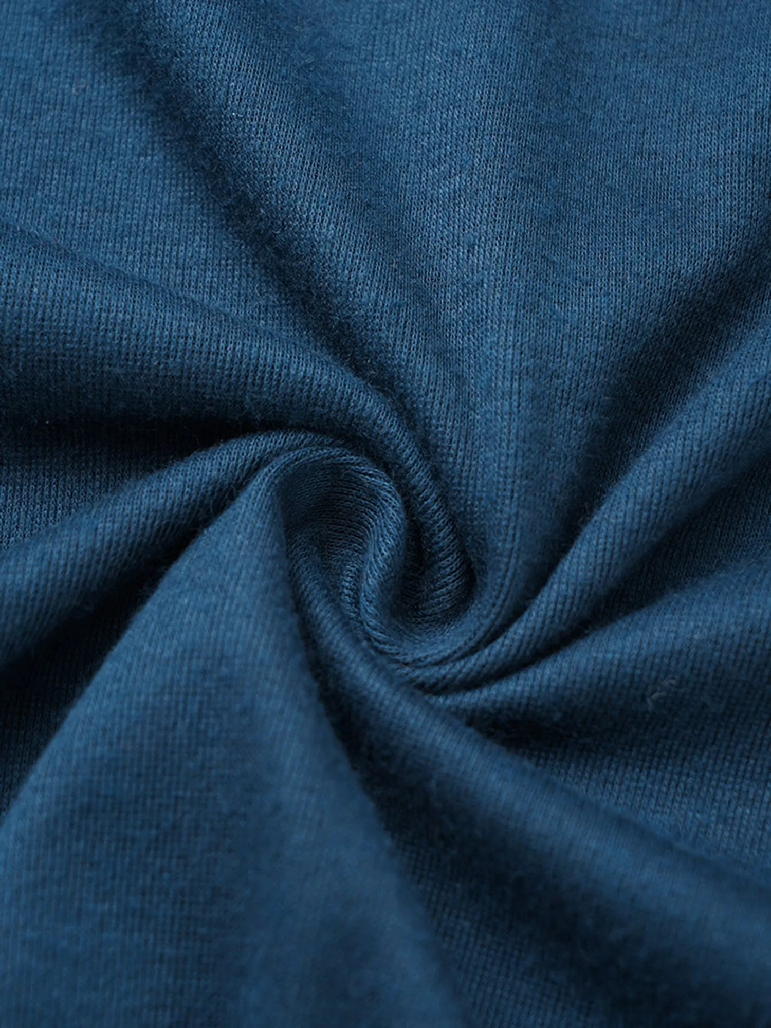 Round Neck Shirred Contrast Raglan Sleeve T-shirt sold by Bloomchic product image thumbnail 5