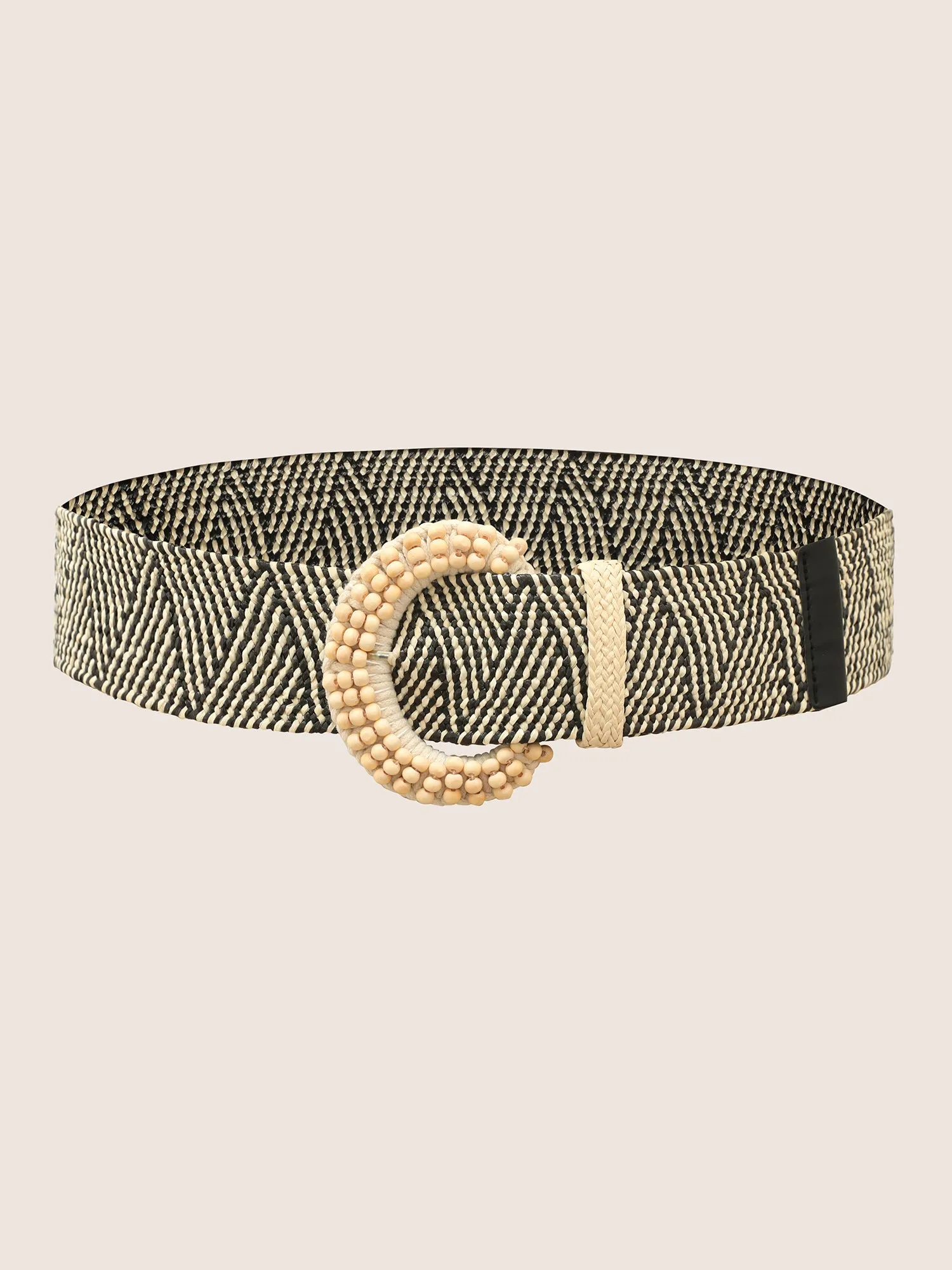 Boho Style Pearl Buckle Casual Straw Belt sold by Bloomchic product image thumbnail 2