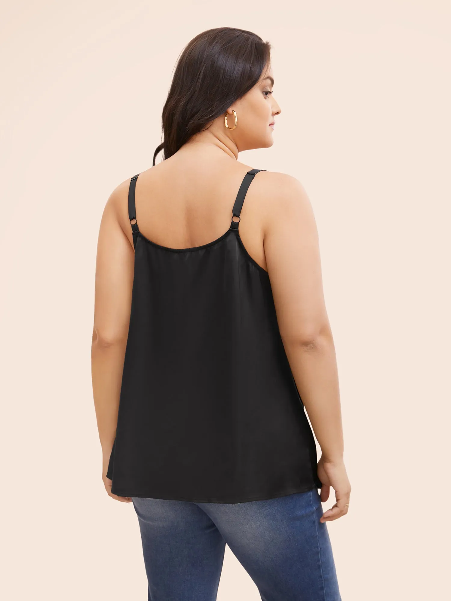 Cowl Neck Adjustable Straps Cami Top sold by Bloomchic product image thumbnail 5