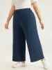 Plain Textured Wide Leg Sweatpants sold by Bloomchic