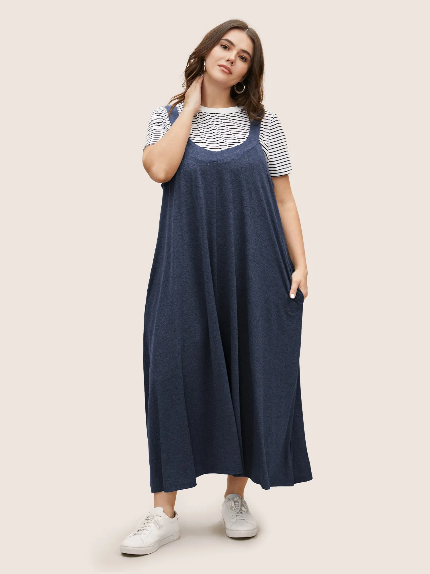 Supersoft Essentials Plain Adjustable Straps Dress sold by Bloomchic product image thumbnail 2