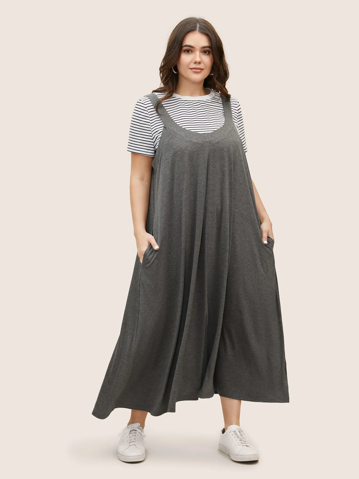 Supersoft Essentials Plain Adjustable Straps Dress sold by Bloomchic product image thumbnail 5