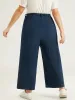 Plain Textured Wide Leg Sweatpants sold by Bloomchic