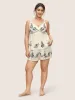 Boho Print Spaghetti Strap Sleep Top sold by Bloomchic