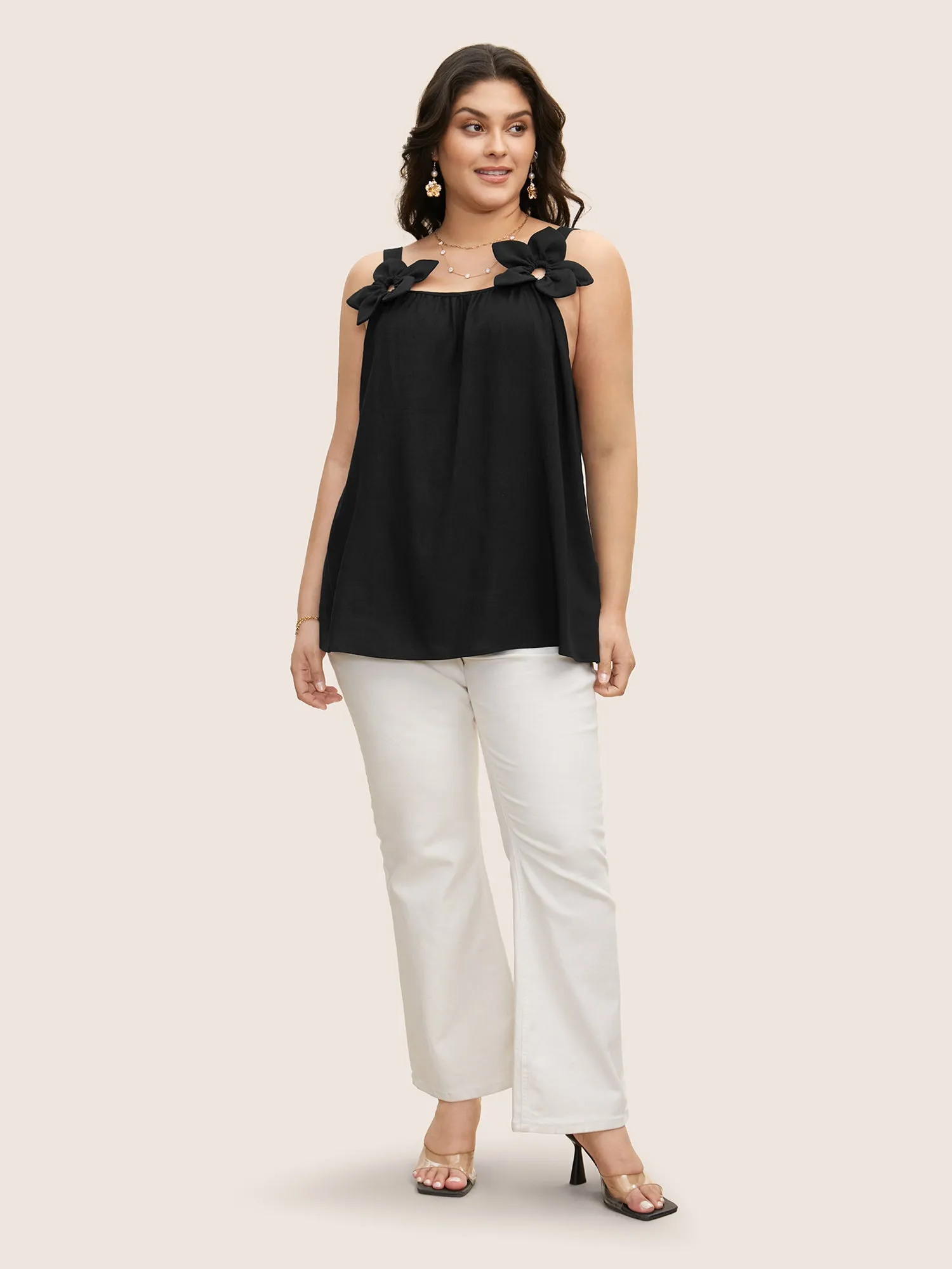 Stereo Flower Design Cami Top sold by Bloomchic product image thumbnail 2