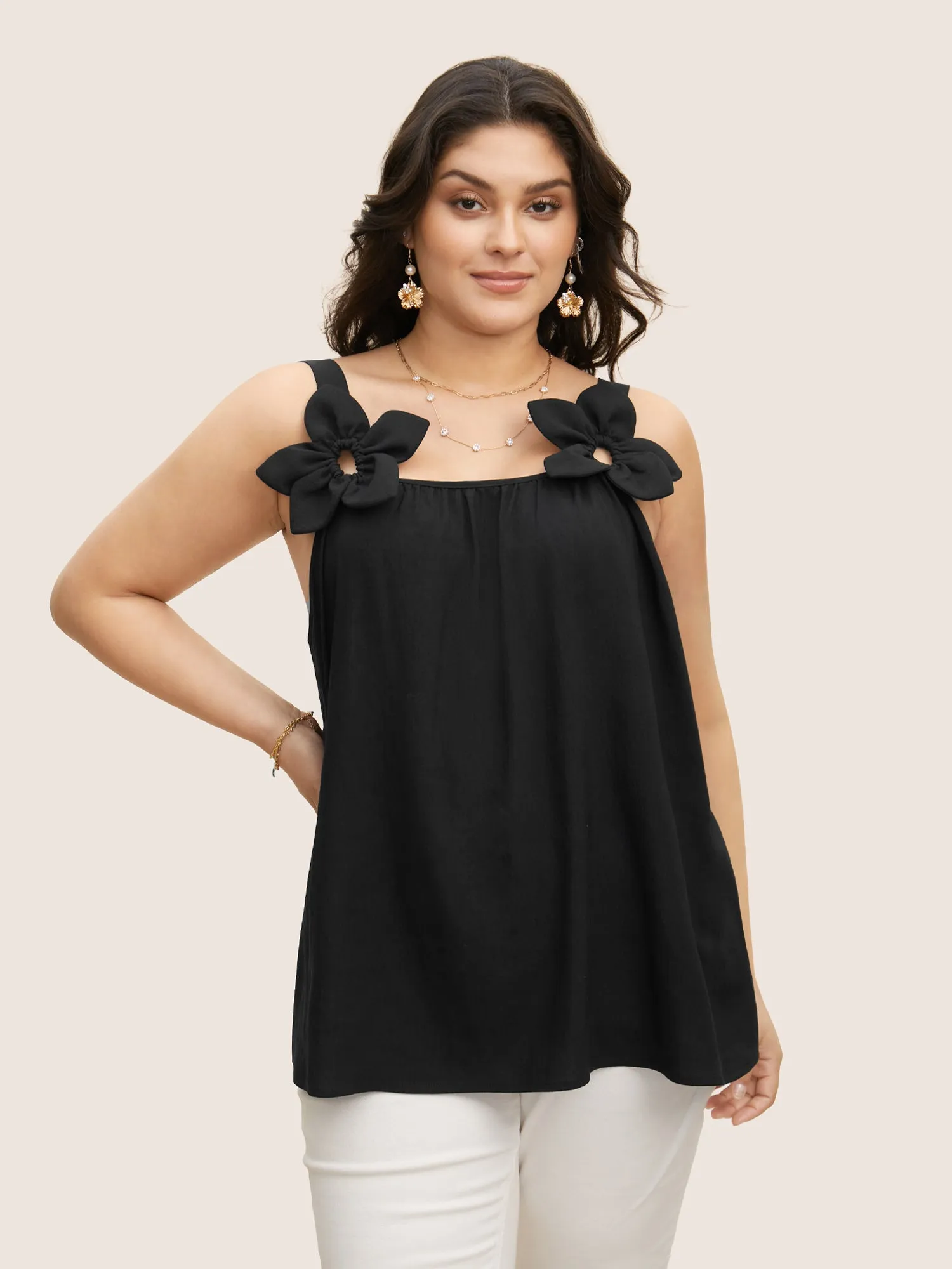 Stereo Flower Design Cami Top sold by Bloomchic product image thumbnail 3