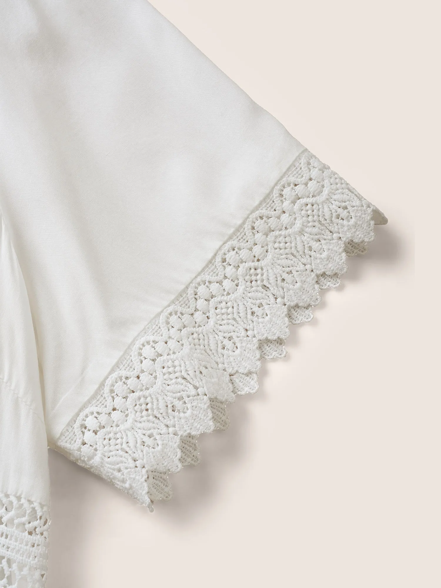 Rayon Crochet Lace Cut Out Sleep Dress sold by Bloomchic product image thumbnail 5