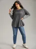 Bandana Print Crew Neck Raglan Sleeve T-shirt sold by Bloomchic