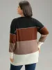 Supersoft Essentials Colorblock Contrast Round Neck Pullover sold by Bloomchic