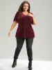 Galaxy Glitter Velvet Ruffle Sleeve T-shirt sold by Bloomchic