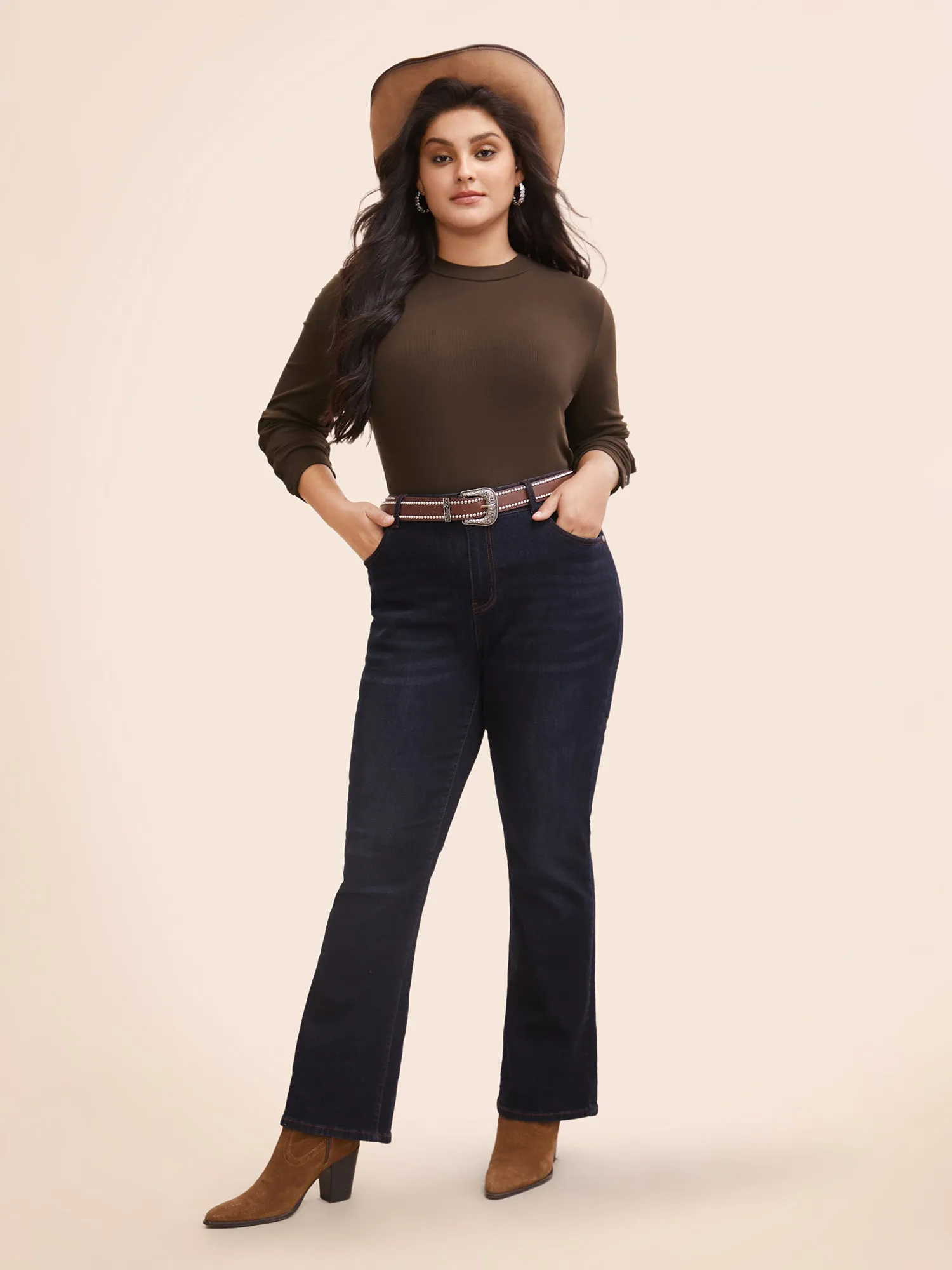 Adjustable Sleeves Rodeo Slim-Fit T-shirt sold by Bloomchic product image thumbnail 3