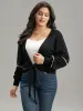 Supersoft Essentials Striped Contrast Ties Lantern Sleeve Cardigan sold by Bloomchic