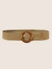 Boho Style Round Buckle Woven Belt sold by Bloomchic