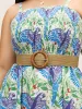 Boho Style Round Buckle Woven Belt sold by Bloomchic