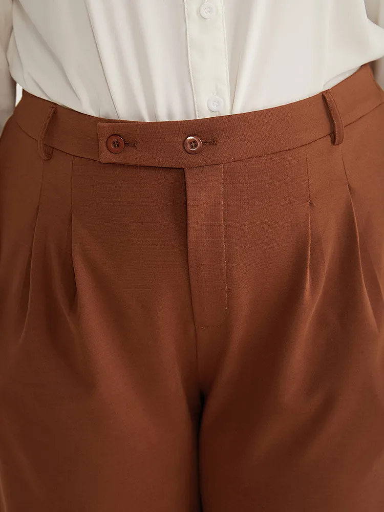 Solid Pocket Plicated Detail Pants sold by Bloomchic product image thumbnail 5