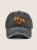 Vintage Tropical Embroidered Hat sold by Bloomchic