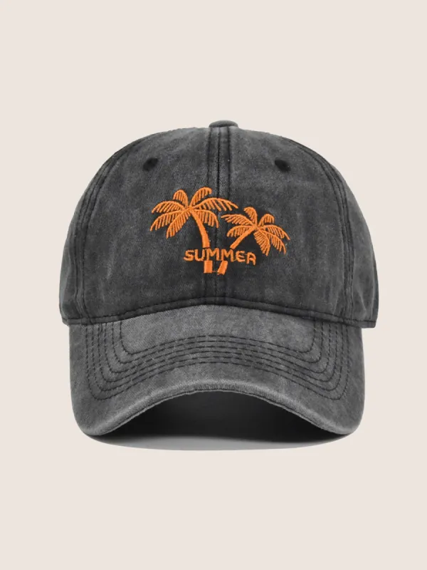 Vintage Tropical Embroidered Hat sold by Bloomchic
