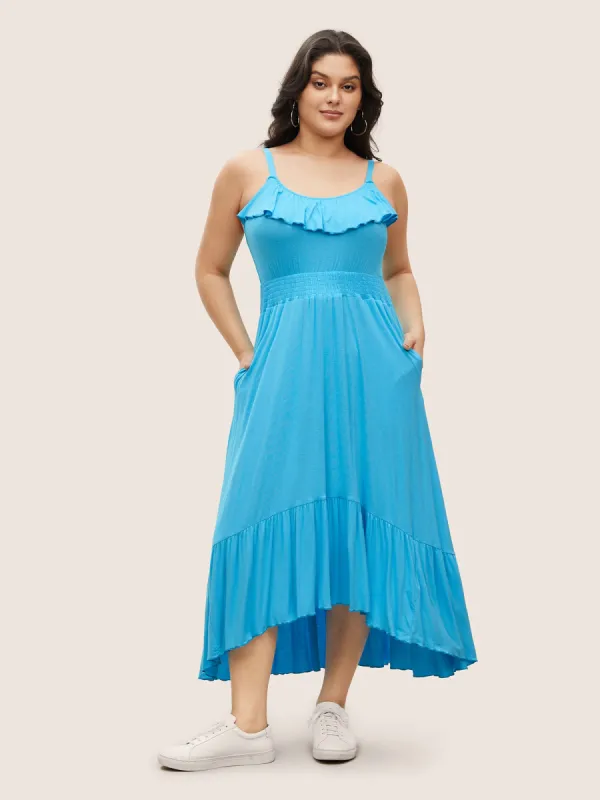 Supersoft Essentials Ruffle Trim Cami Dress sold by Bloomchic