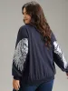 Solid O Ring Zipper Pocket Feather Bomber Jacket sold by Bloomchic