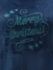 Christmas Letter Embroidered Hooded Fluffy Sleep Top sold by Bloomchic
