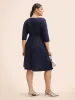 Solid Cut Out Split Hem Dress sold by Bloomchic