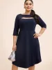 Solid Cut Out Split Hem Dress sold by Bloomchic