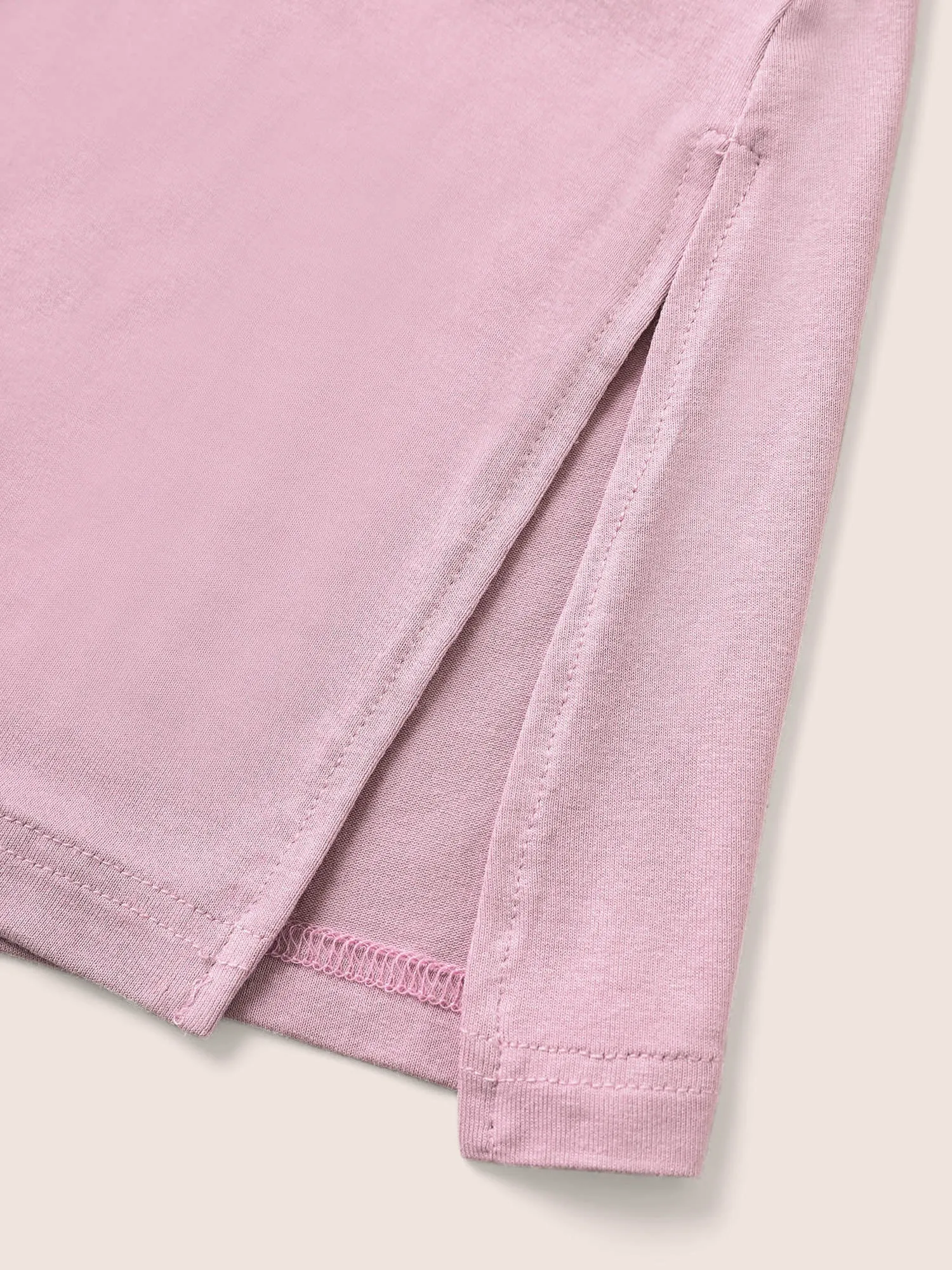 Supersoft Essentials Solid Split Hem T-shirt sold by Bloomchic product image thumbnail 5