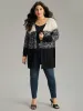Colorblock Contrast Heather Open Front Cardigan sold by Bloomchic