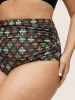 Bandana Print Gathered High Rise Swim Bottom sold by Bloomchic