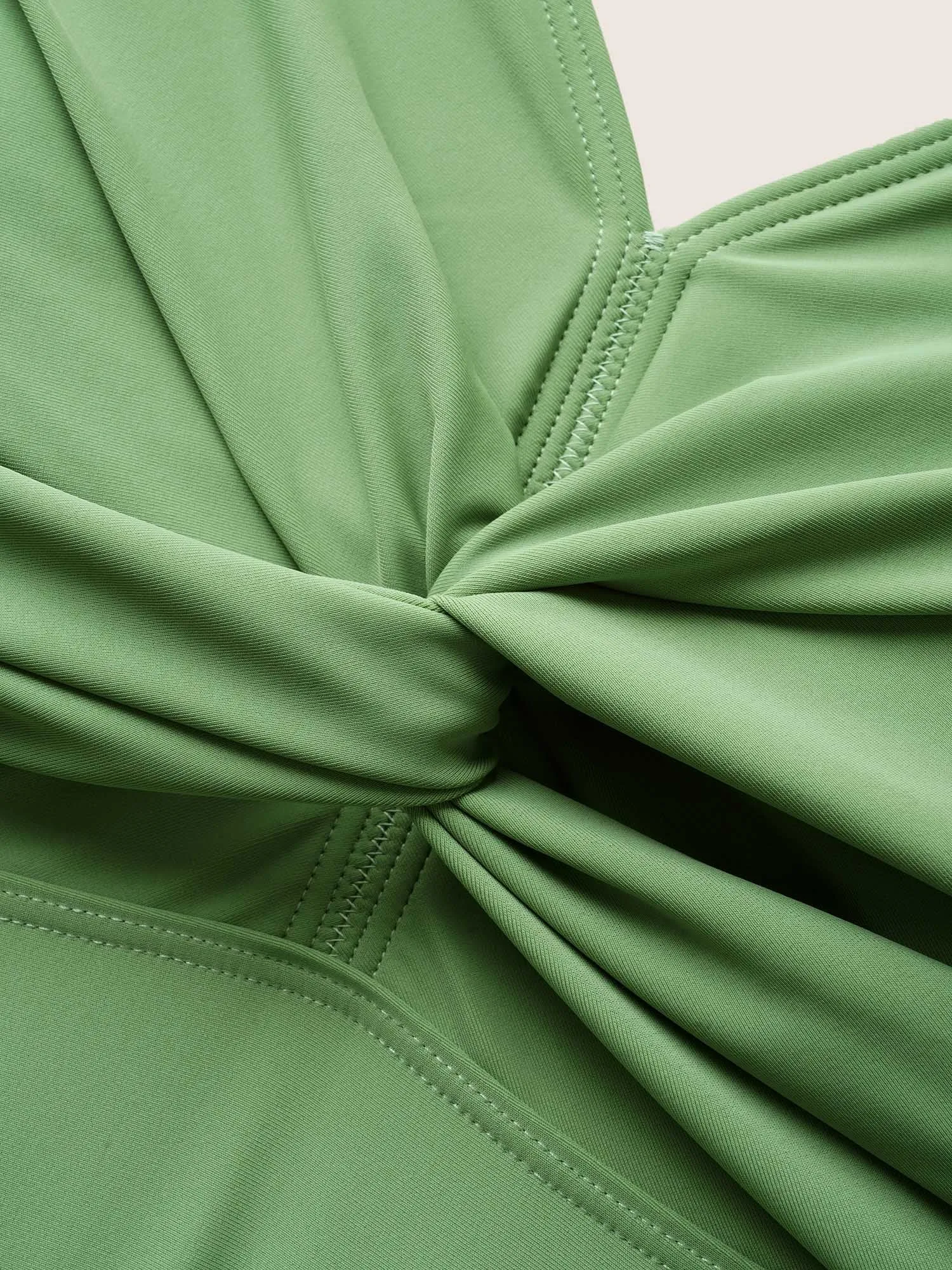 Twist Front Round Buckle Detail Swim Top sold by Bloomchic product image thumbnail 5