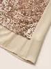 Sequin Patchwork Adjustable Straps Cami Top sold by Bloomchic