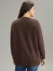 Anti-Pilling Floral Graphic Crew Neck Pullover sold by Bloomchic