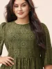 Crew Neck Crochet Lace Lantern Sleeve Blouse sold by Bloomchic