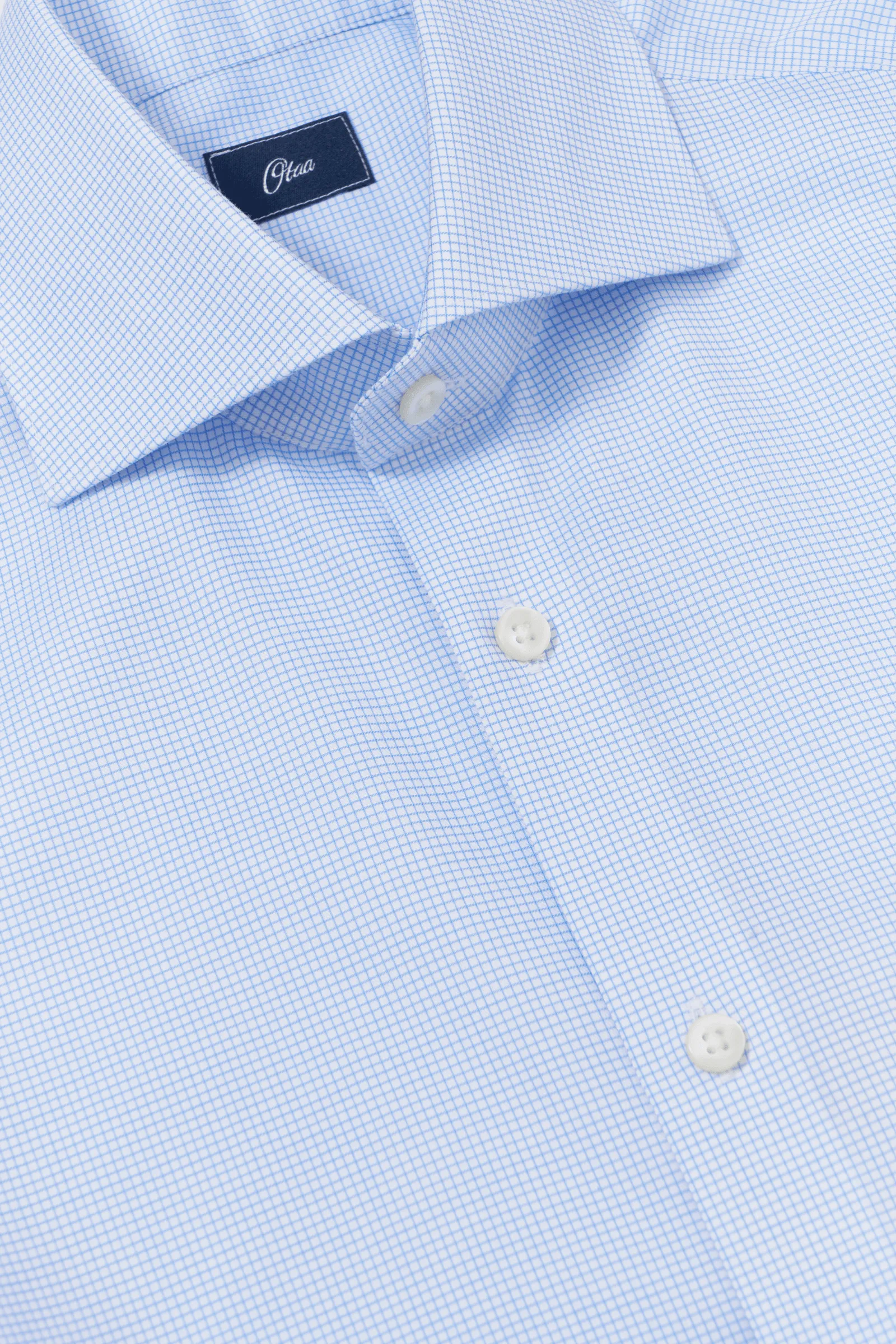 Bateman Blue Weave Lucious Non-Iron Shirt sold by OTAA product image thumbnail 5