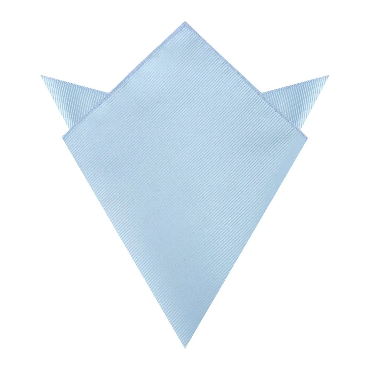 Capri Blue Twill Pocket Square sold by OTAA