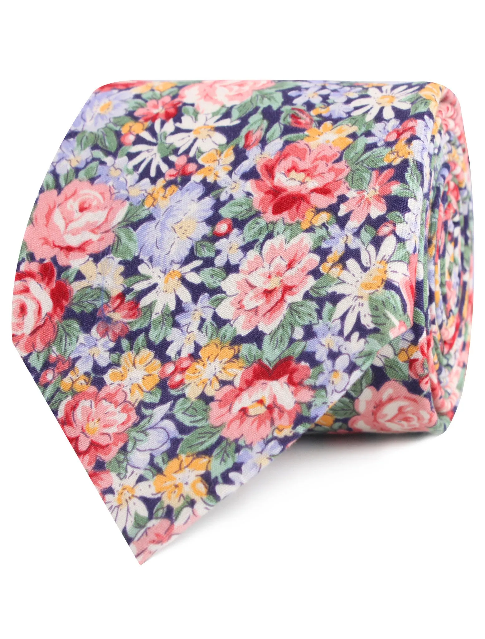 Pink Chrysanthemum Floral Tie sold by OTAA product image thumbnail 2