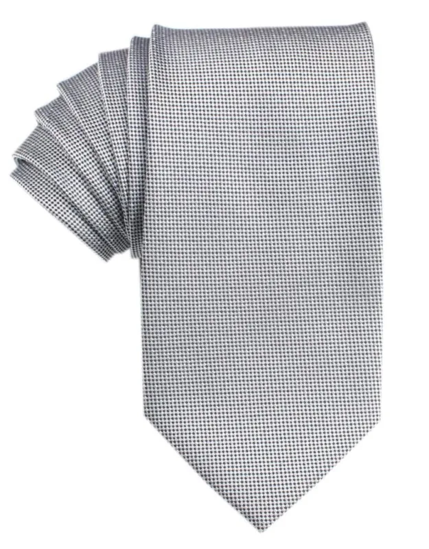 Black and White Small Dots Tie made by OTAA