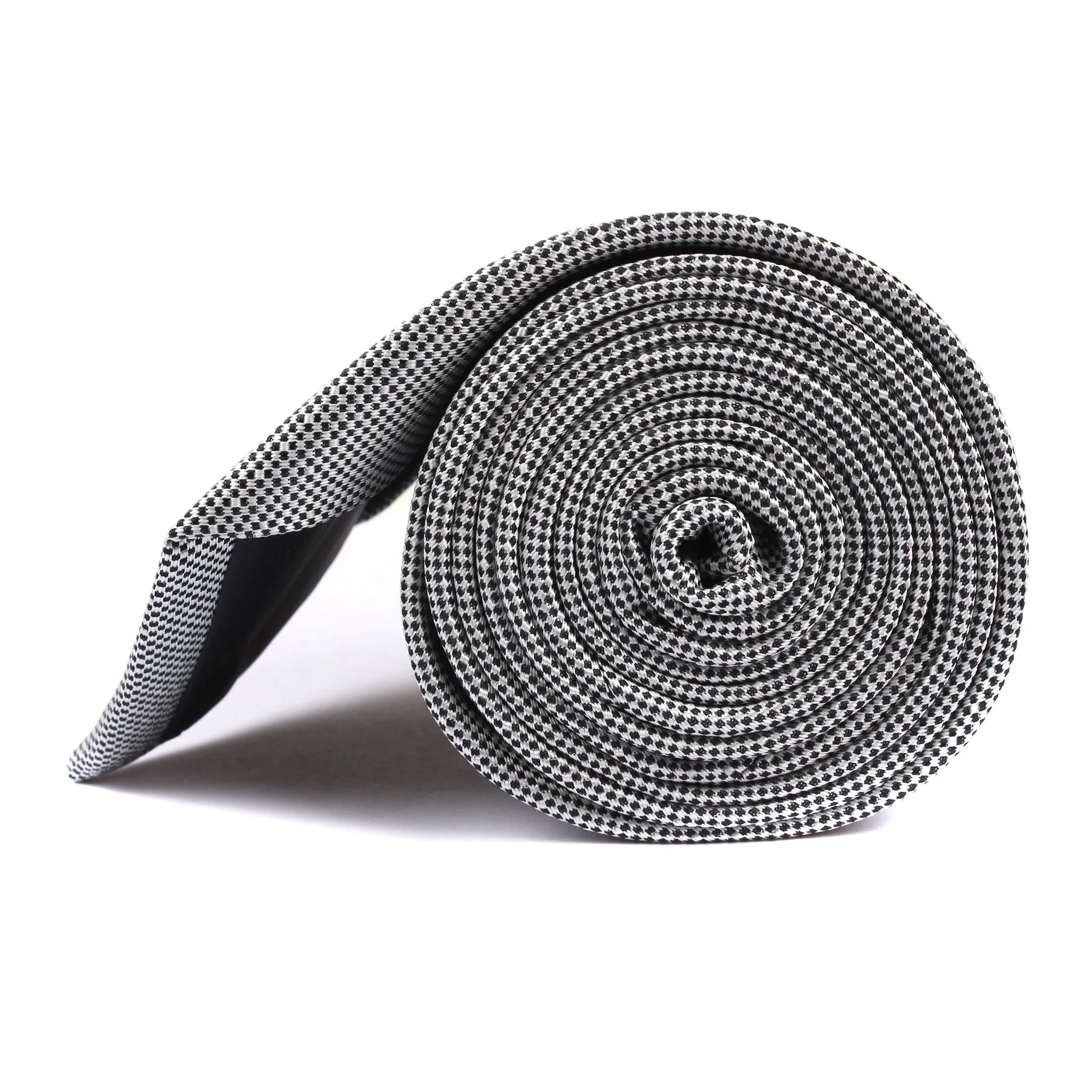 Black and White Small Dots Tie sold by OTAA product image thumbnail 4