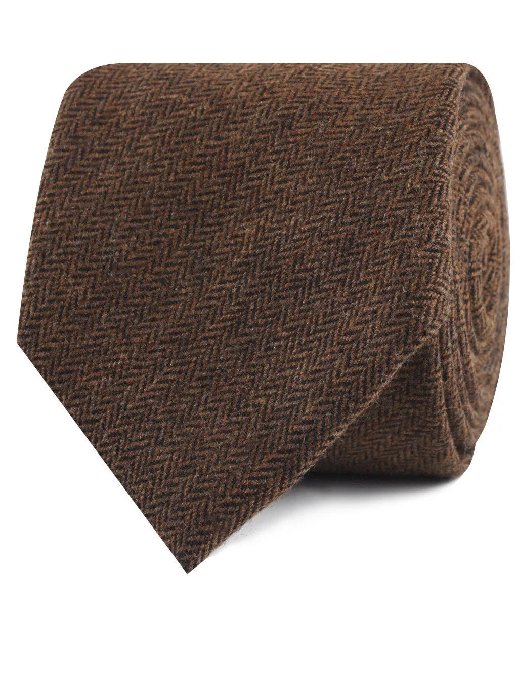 Cinnamon Herringbone Tie sold by OTAA product image thumbnail 2