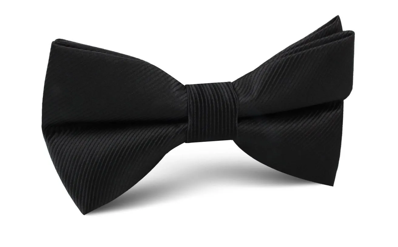 Black Twill Bow Tie sold by OTAA
