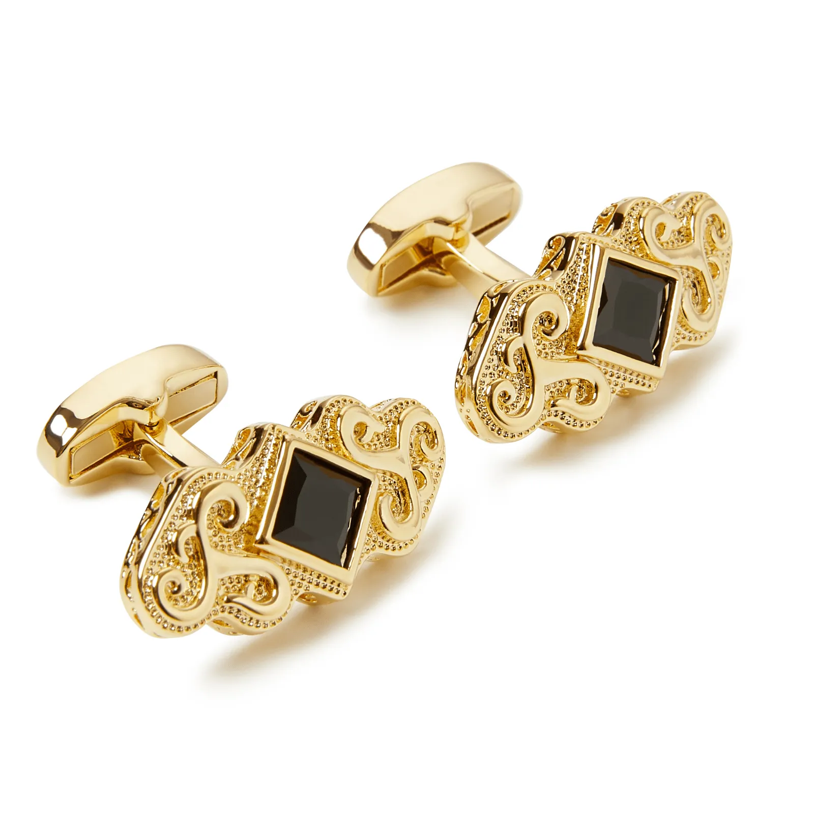 Buenos Black Filigree Cufflinks sold by OTAA product image thumbnail 2