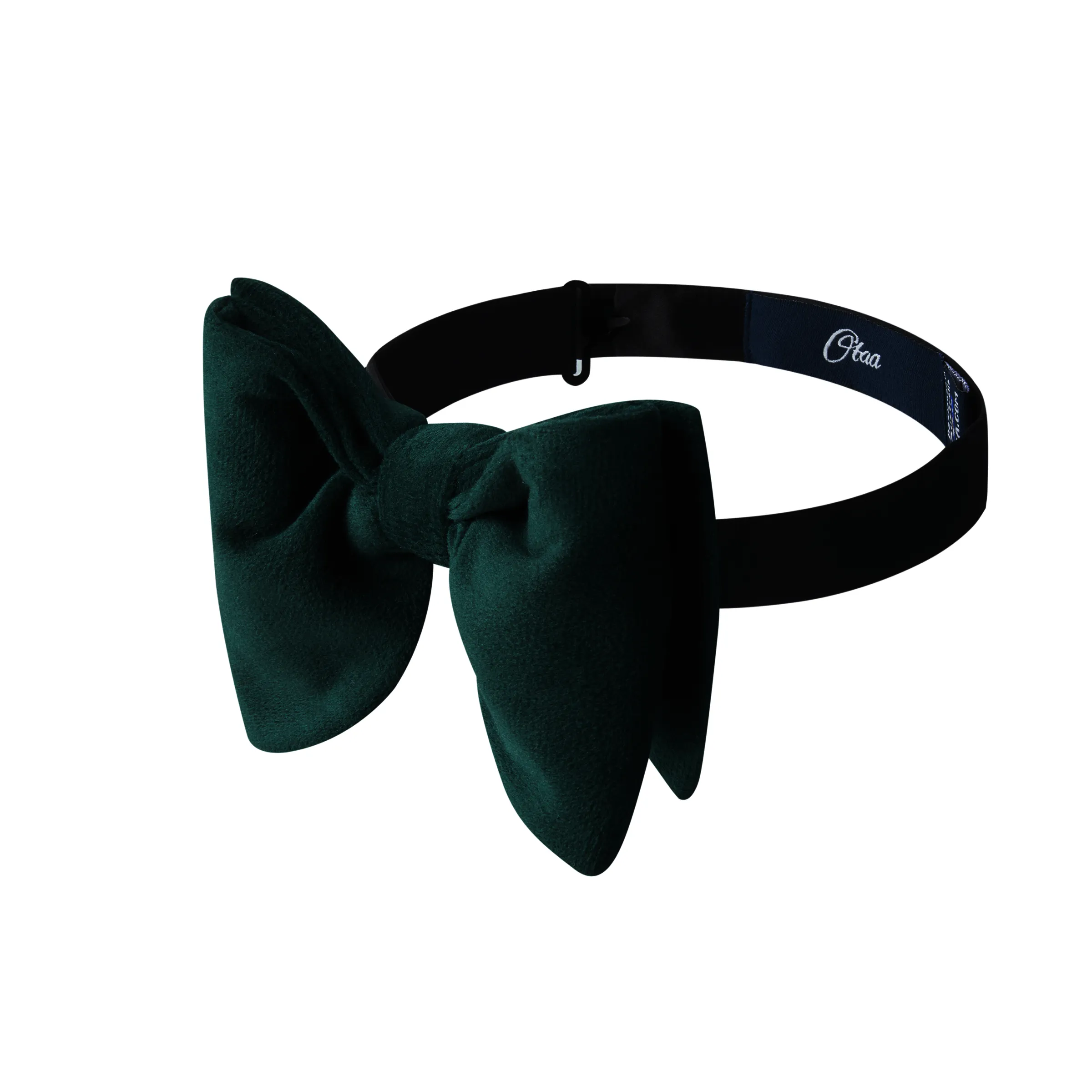 Bond Dark Green Velvet Butterfly Bow Tie sold by OTAA product image thumbnail 2