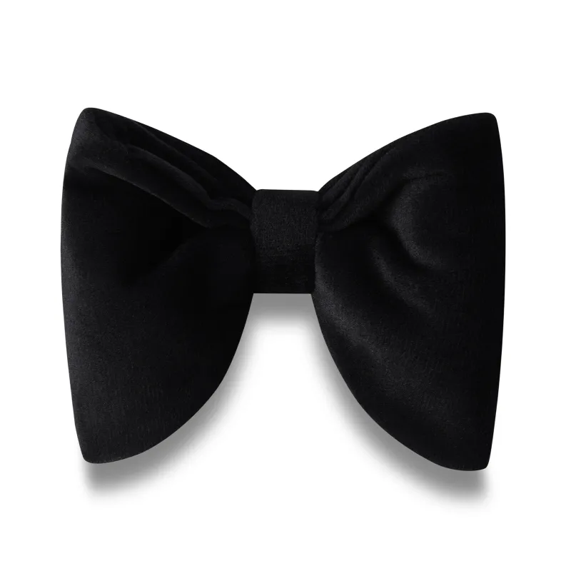 Bond Black Velvet Butterfly Bow Tie made by OTAA
