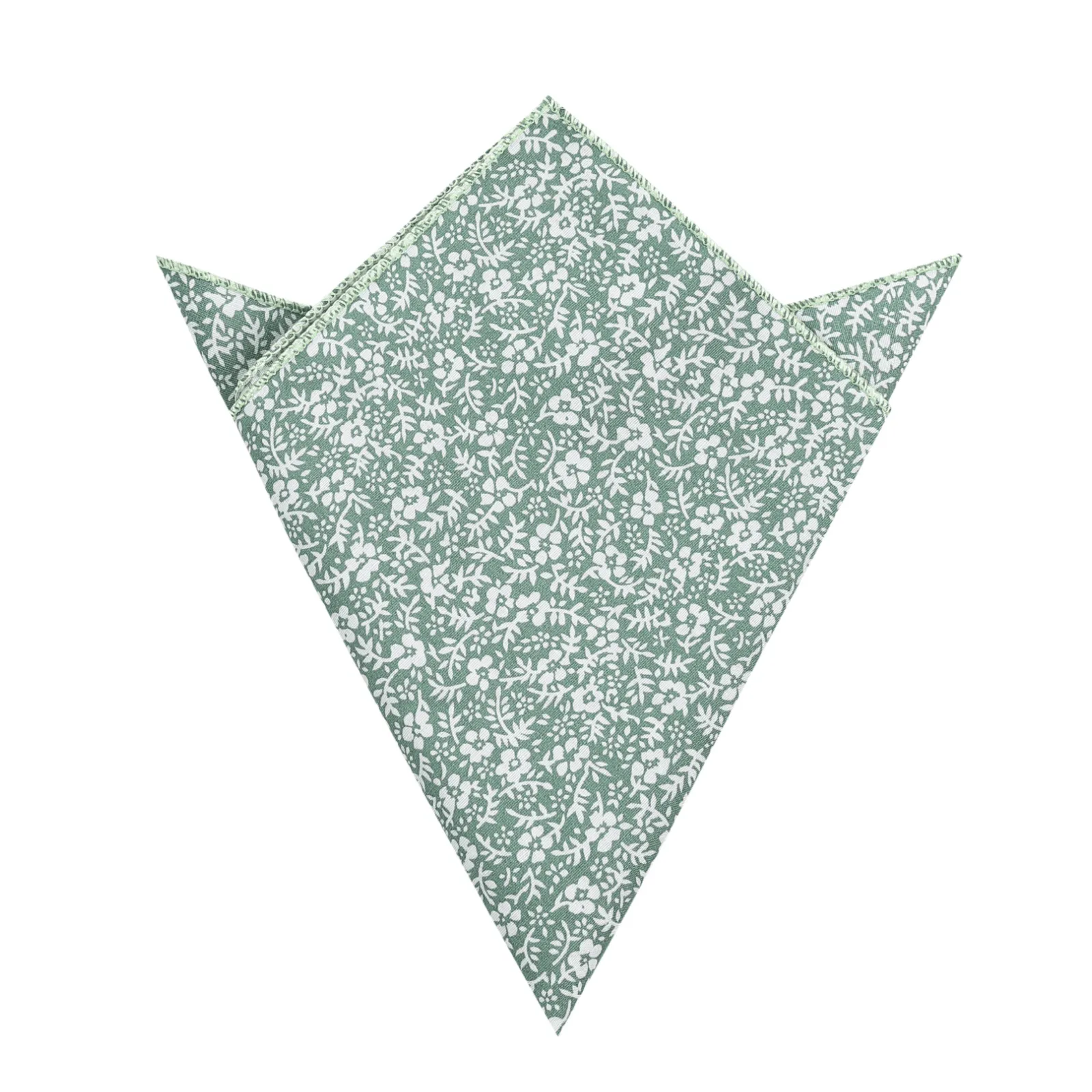 English Ivy Floral Pocket Square sold by OTAA