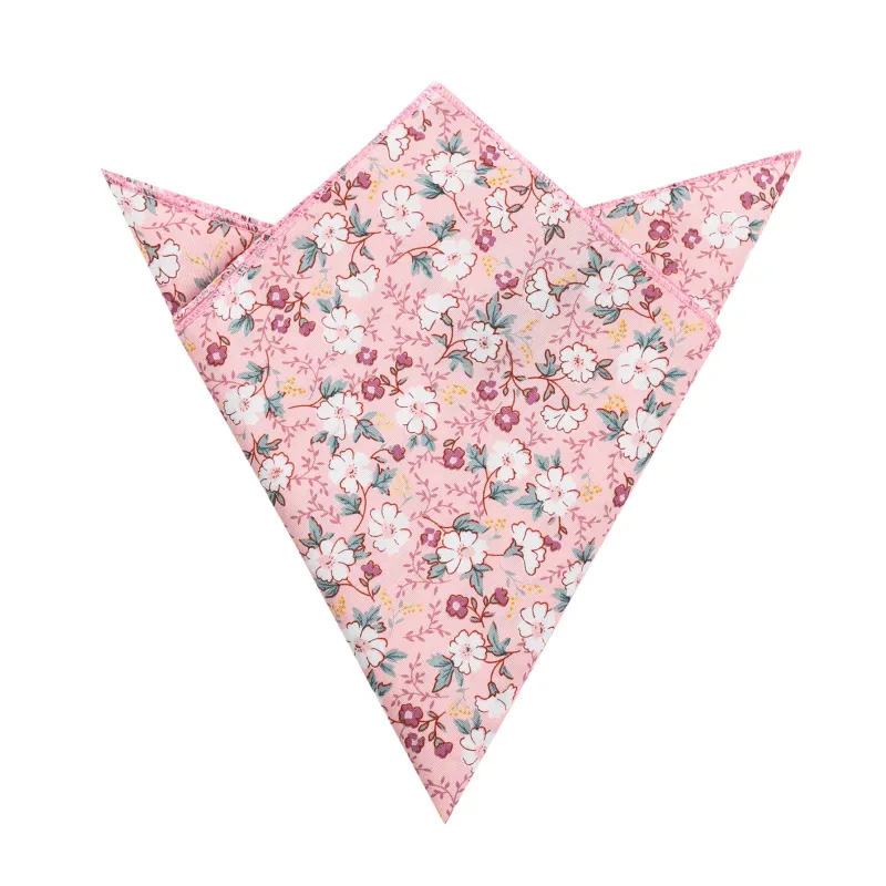 Pink Sakura Blossom Pocket Square made by OTAA