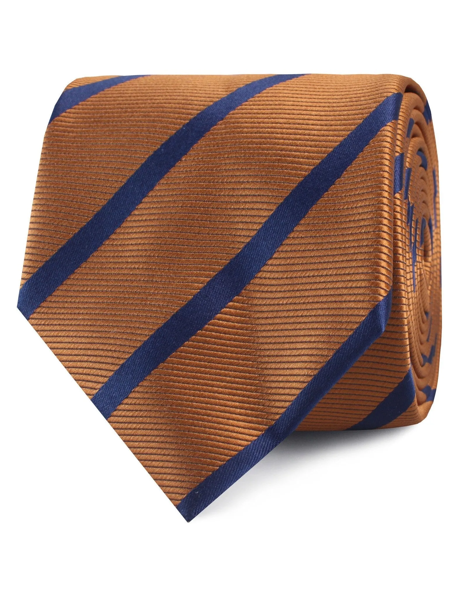 Golden Brown Pencil Stripe Tie sold by OTAA product image thumbnail 2