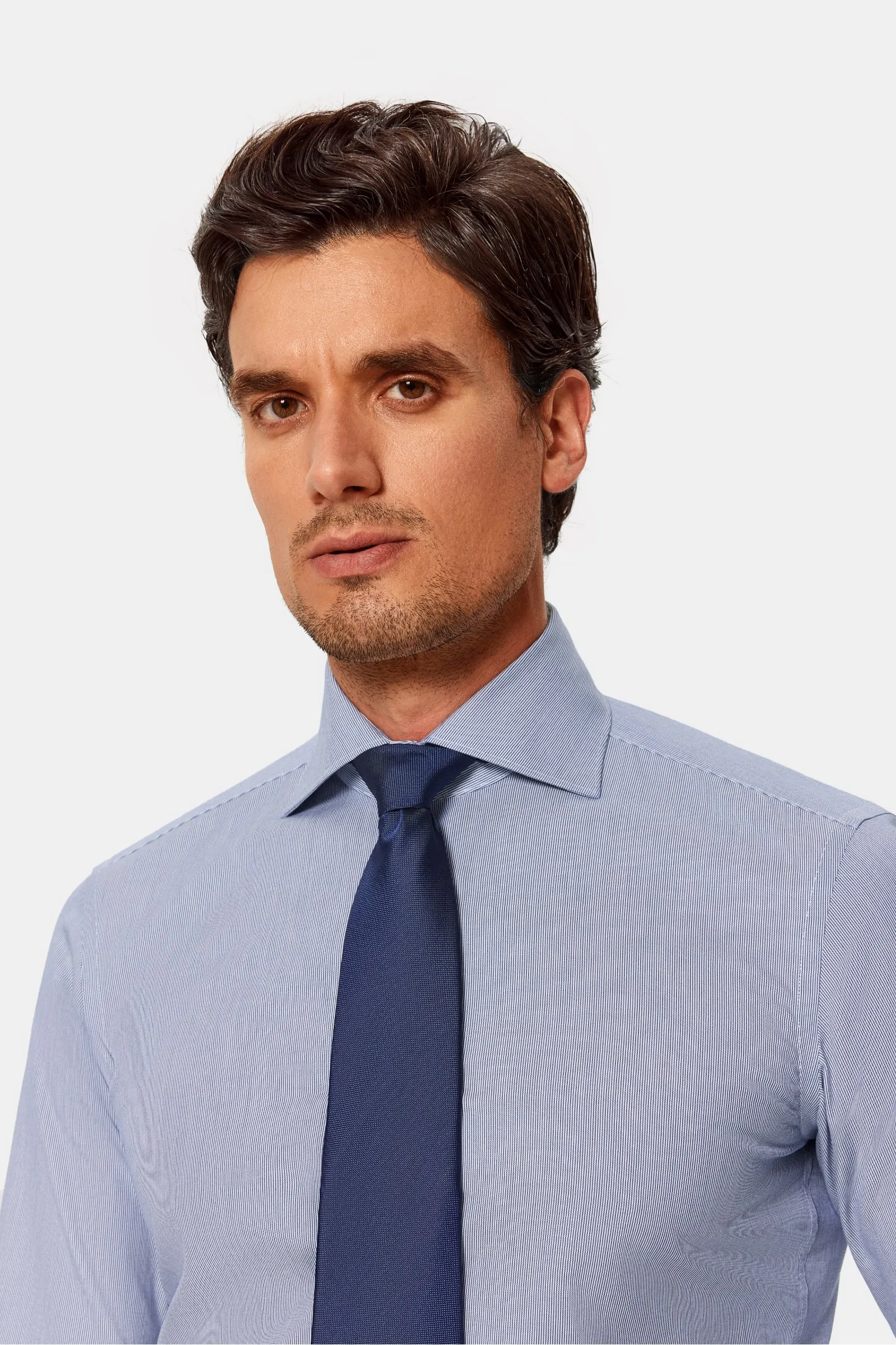 Hanna Blue Twill Non-Iron Shirt sold by OTAA product image thumbnail 3