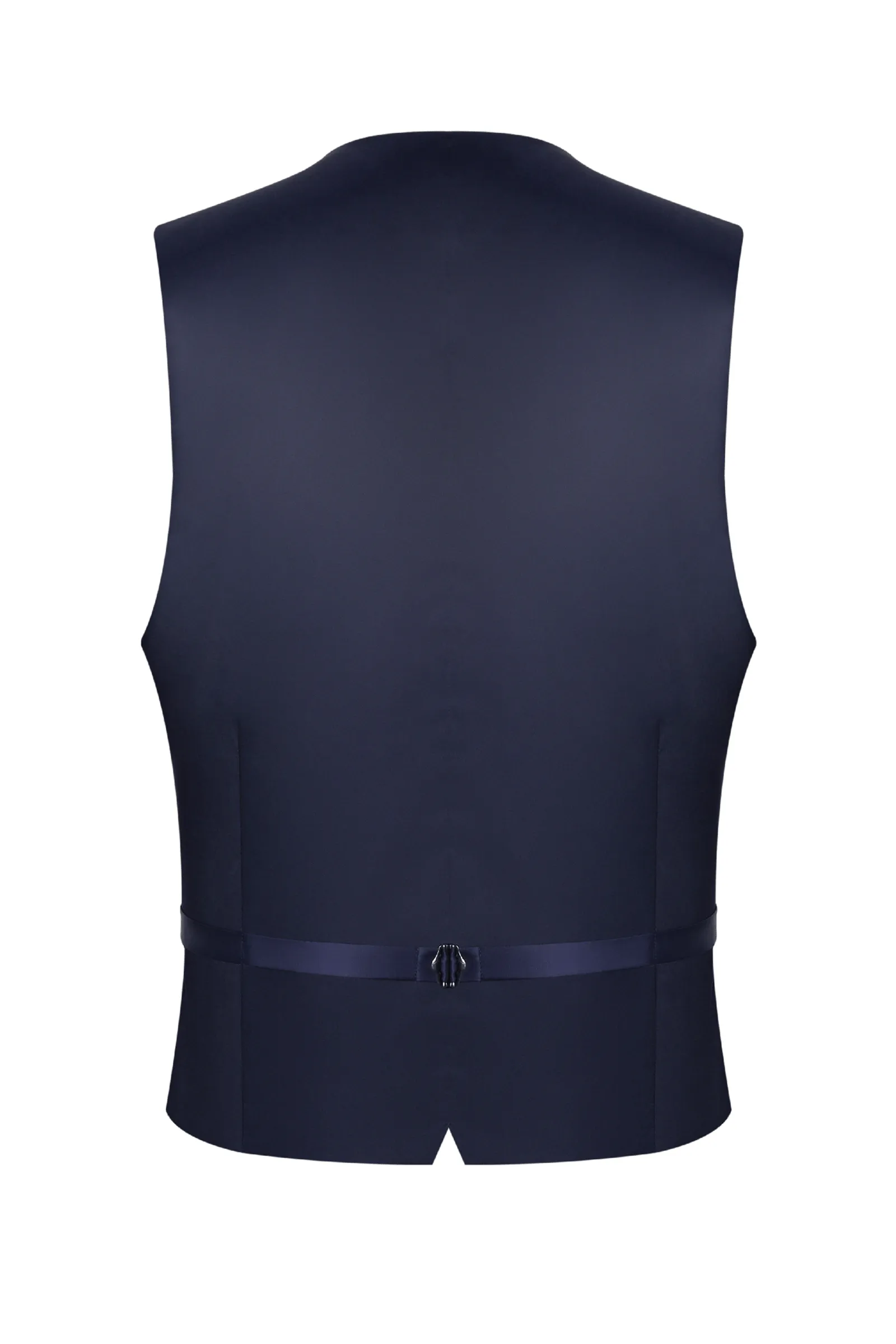 Navy Blue Tailored Waistcoat Vest sold by OTAA product image thumbnail 2