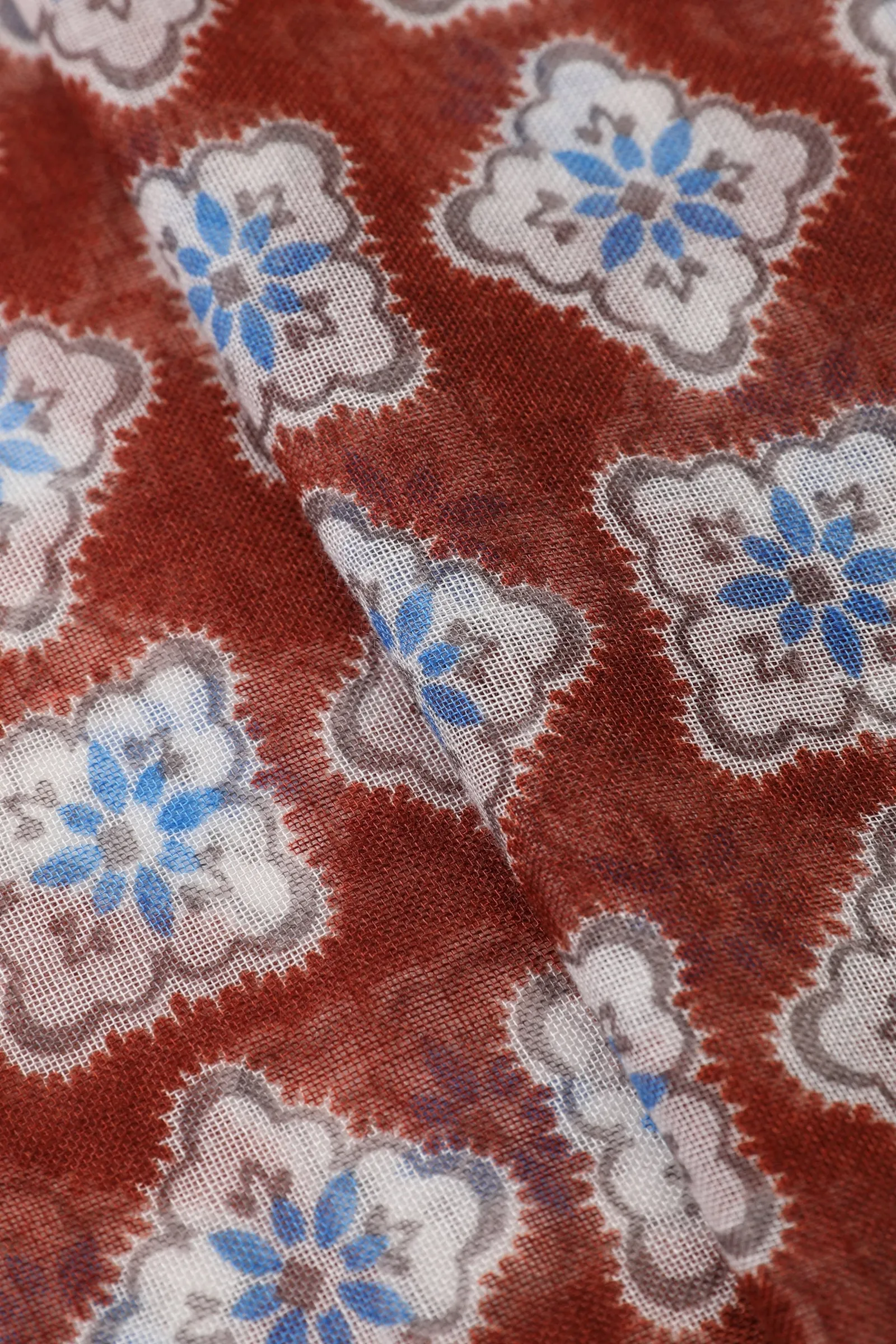 Crimson Mosaic Scarf sold by OTAA product image thumbnail 2